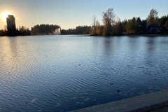 Mill Lake at sunset