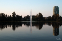 Fountain in Mill Lake